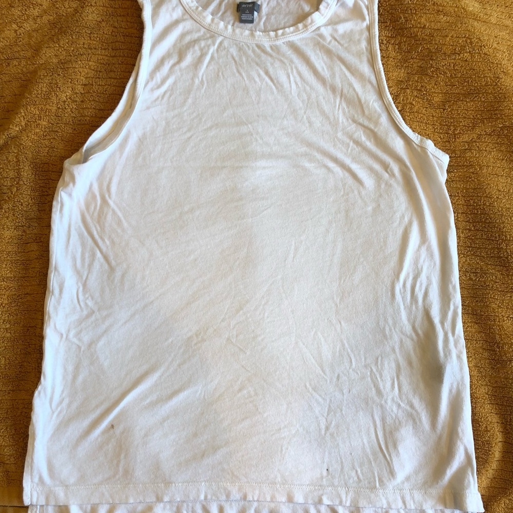 Aerie white muscle tank women’s size small